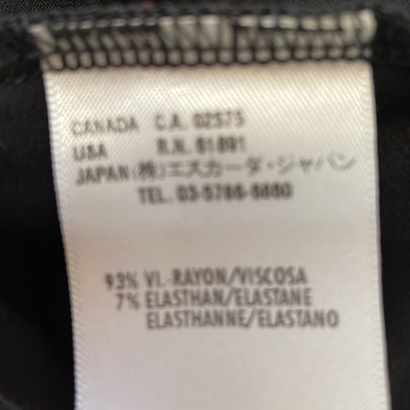 ESCADA black top, beaded embellishment on neckline, size 6, EUC - Picture 8 of 10